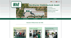 Desktop Screenshot of nhe-gmbh.de